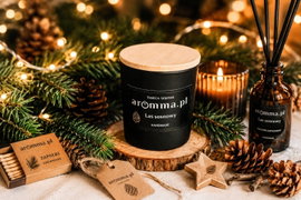 AROMMA INTENSYWNA ŚWIECA LAS SOSNOWY 180ML WIECZKO + GRATIS
