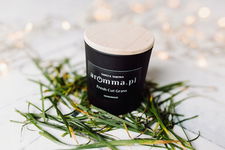 ŚWIECA SOJOWA NATURALNA 180 AROMMA + FRESH CUT GRASS -ŚCIĘTA TRAWA + GRATIS