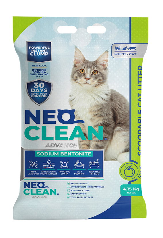 Żwirek bentonitowy NEO Clean 4,15kg - Apple