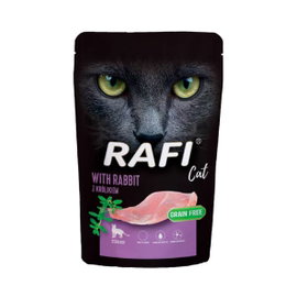 Dolina Noteci Rafi Cat Adult karma mokra dla kota KRÓLIK - zestaw 10 saszetek