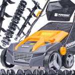 AERATOR WERTYKULATOR ELEKTRYCZNY KOSZEM 3w1 2550W AERACJA WERTYKULACJA 38cm