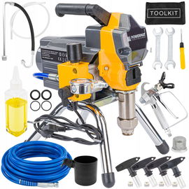 AGREGAT MALARSKI HYDRODYNAMICZNY 230V/50Hz Z POMPĄ TŁOKOWĄ 1300W 230 BAR