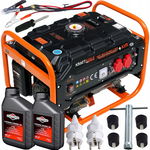 AGREGAT PRĄDOTWÓRCZY JEDNOFAZOWY 3500W 4-SUWOWY 5200W 2x230V 12V AVR +OLEJ