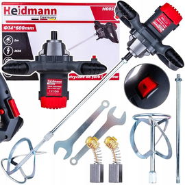 HEIDMANN MIESZADŁO ELEKTRYCZNE DO ZAPRAW KLEJU BETONU TYNKU 2650W PREMIUM