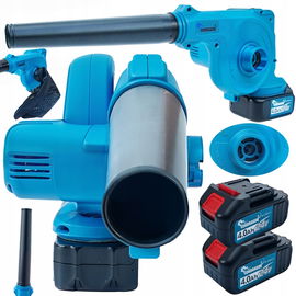 MOCNA DMUCHAWA AKUMULATOROWA RĘCZNA ODKURZACZ OGRODOWY DO LIŚCI 2w1 24v 4Ah