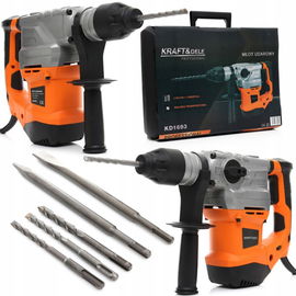 MŁOTOWIERTARKA WIERTARKA MŁOT UDAROWY SDS+ MOCNA 3w1 KUCIE WIERCENIE 14J