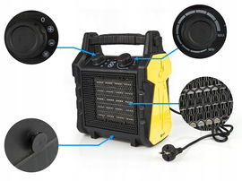 NAGRZEWNICA ELEKTRYCZNA GRZEJNIK FARELKA PIECYK