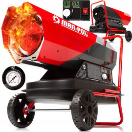 NAGRZEWNICA OLEJOWA 40 kW SPALINOWA DMUCHAWA + TERMOSTAT LCD PIEC