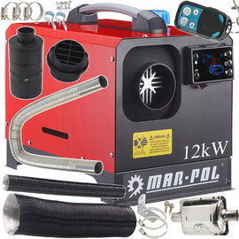 NAGRZEWNICA SPALINOWA DMUCHAWA OLEJOWA OGRZEWANIE POSTOJOWE 12kW 12V 230V