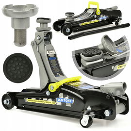 PODNOŚNIK SAMOCHODOWY LEWAREK NISKOPROFILOWY 2,5T ŻABA GUMA STALOWE KOŁA