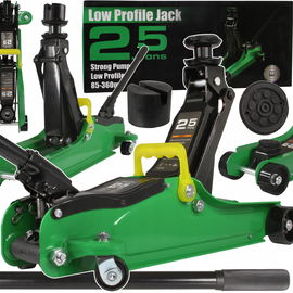 PODNOŚNIK SAMOCHODOWY ŻABA LEWAREK 2,5T NISKI NISKOPROFILOWY 2500KG + GUMA