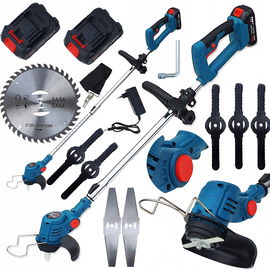 2xAKU PODKASZARKA AKUMUL. KOSA OGRODOWA WYKASZARKA DO TRAWY MOCNA 36V 9002