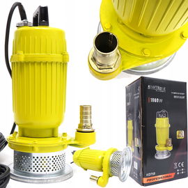 POMPA ZANURZENIOWA ZATAPIALNA DO WODY CZYSTEJ BRUDNEJ 1600W 1" 12500L KD758