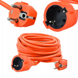 PRZEDŁUŻACZ OGRODOWY 10 M 3X1,5 MM DO KOSIAREK BUDOWLANY DO LAMPEK MOCNY