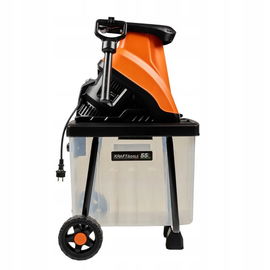 ROZDRABNIACZ ELEKTRYCZNY RĘBAK DO GAŁĘZI MOCNY 3000W 45MM Z KOSZEM 55L