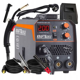 Spawarka INWERTEROWA INWERTOROWA IGBT MIG MAG FLUX MMA migomat 200A