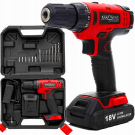 WIERTARKA WKRĘTARKA AKUMULATOROWA 18V LED WALIZKA