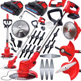 PODKASZARKA AKUMULATOROWA KOSA OGRODOWA WYKASZARKA DO TRAWY 2xAKU ZESTAW