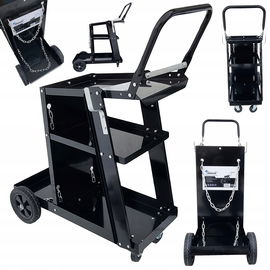 WÓZEK SPAWALNICZY DO SPAWAREK MIG MAG MMA TIG z półką na butle STABILNY