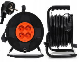 PRZEDŁUŻACZ BĘBNOWY OGRODOWY BUDOWLANY 25m 3x2,5mm