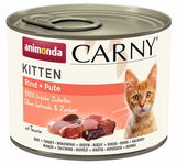 Animonda Carny Kitten Wołowina + Indyk puszka 200g