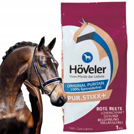 Hoveler Cukierki Dla Koni Burak Ćwikłowy Pur Stixx Rote Beete Smaczki 1kg