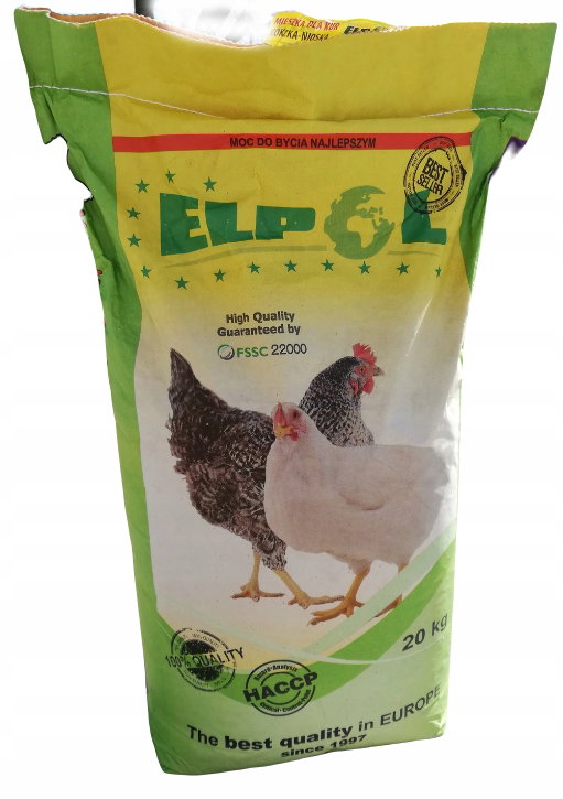 Pasza dla kur niosek nioska BEZ GMO Ełpol Kokoszka Nioska Ziarno Elpol 5kg