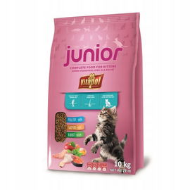 Sucha Karma Dla Kota Junior Drób Łosoś Królik Vitapol 10 kg