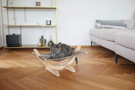 Hamak  Siesta 2.0, 61 x 37 x 29 cm, brązowy, Kerbl