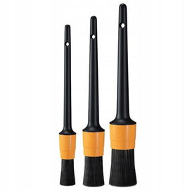 zestaw 3 pędzelków do detailingu auta czyściki grube włosie 31-25-17mm
