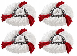 4 SZTUKI KOŃCÓWKA DO MOPA OBROTOWEGO VILEDA WKŁAD