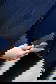 Derka polarowa dla konia RugBe Royal, ciemnoniebieski, roz. 105 cm, Covalliero