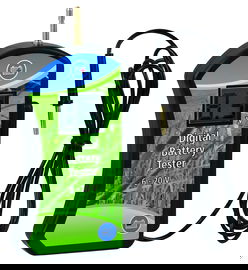 Cyfrowy tester baterii, zakres 6-20 V, Kerbl