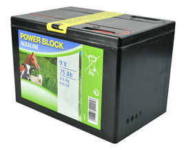 Bateria alkaliczna do elektryzatora, 9 V, 75 Ah, Kerbl