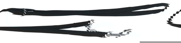 Smycz dla psa Miami, 200 cm x 15 mm, czarna, Kerbl
