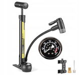 KONG MING CAR Pompka rowerowa 120 PSI - Kompatybilna z wszystkimi zaworami