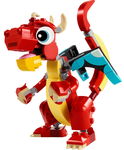 LEGO Creator 3 w 1 31145 Czerwony Smok - Kreatywna zabawa dla dzieci
