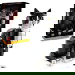 LEGO IDEAS 21349 - Biało-Czarny Kot, Kolekcjonerski Model do Złożenia