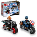 LEGO Marvel 76260 Motocykle Czarnej Wdowy i Kapitana Ameryki