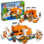 LEGO Minecraft 21178 Siedlisko Lisów - Kreatywna zabawa w świecie Minecraft