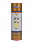 VICTOR 2000 Slow: 6 Lotek Nylon - Żółte, Wolne - Trening/Rekreacja!