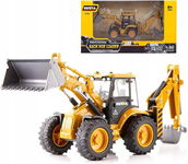 Metalowa Koparko-Ładowarka Die-Cast H-toys 1704 1:50 - Król Placów Budowy