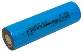 Akumulator Ogniwo EVE ICR18650 26V 2550mAh 7.65A Li-ion