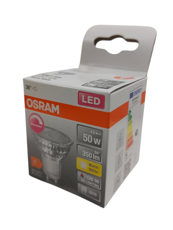Żarówka OSRAM LED Superstar PAR16 GU10 4.5W 350lm 2700K 6 sztuk