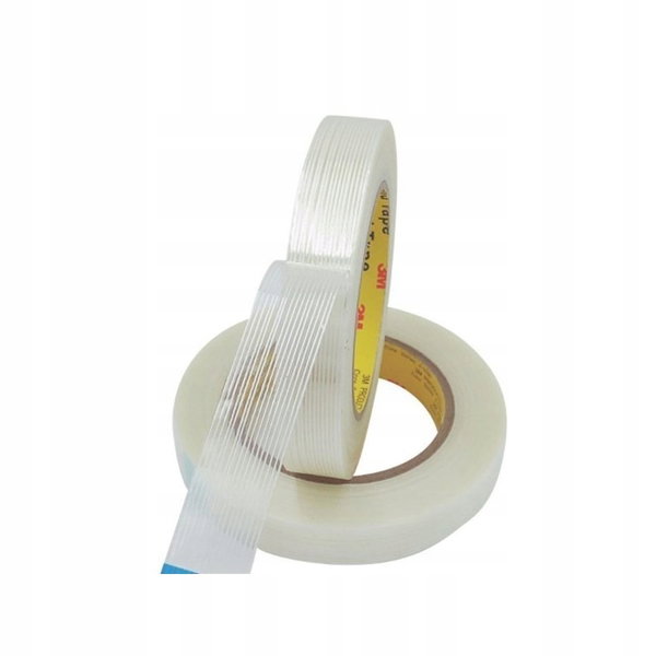 Taśma szklana z klejem 3M 8915 15mm x 55m - wzmacniana włóknem szklanym