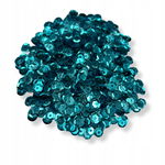 CEKINY KOLOR MORSKI DEKORACYJNE DO OZDABIANIA 6MM 14G