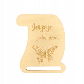 BAZA ZE SKLEJKI DO ZAKŁADKI DO KSIĄŻKI ALBUMU JESZCZE JEDNA STRONA 8CM