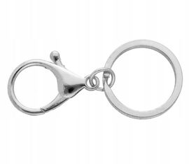 KÓŁKO Z KARABIŃCZYKIEM DO BRELOKA BAZA SREBRO