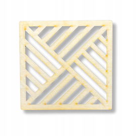 DREWNIANA PODKŁADKA PODSTAWKA POD KUBEK KWADRAT DECOUPAGE ZE SKLEJKI 11CM