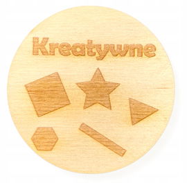 DREWNIANA PLAKIETKA TABLICZKA NA SZUFLADĘ PUDEŁKO DECOUPAGE PLAKIETKI 1SZT